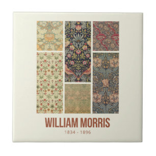 William Morris Collected Art Pattern Collage Fliese