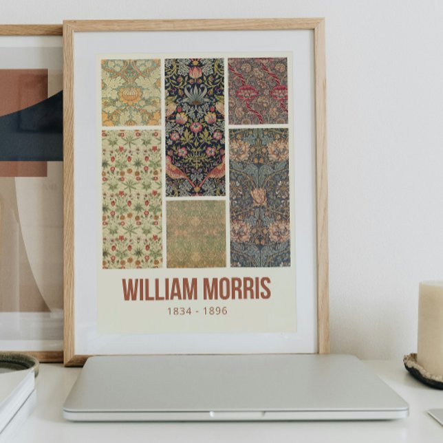 William Morris Collected Art Pattern Collage Poster (Von Creator hochgeladen)