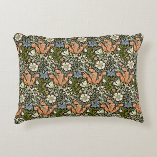 William Morris Compton Floral Art Nouveau Muster Dekokissen
