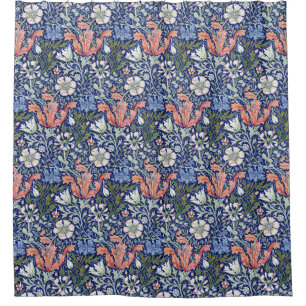 William Morris Compton Floral Art Nouveau Muster Duschvorhang