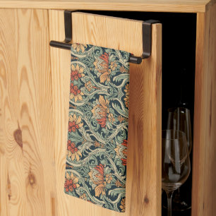 William Morris Compton Floral Art Nouveau Muster Geschirrtuch