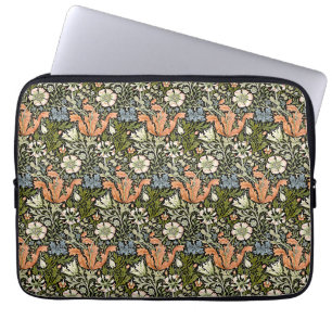 William Morris Compton Floral Art Nouveau Muster Laptopschutzhülle