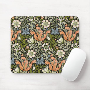 William Morris Compton Floral Art Nouveau Muster Mousepad