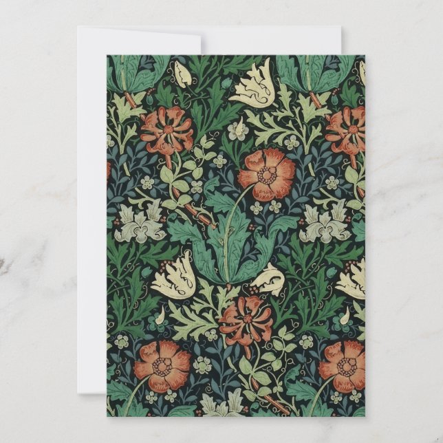 William Morris Compton Floral Art Nouveau Pattern (Vorderseite)