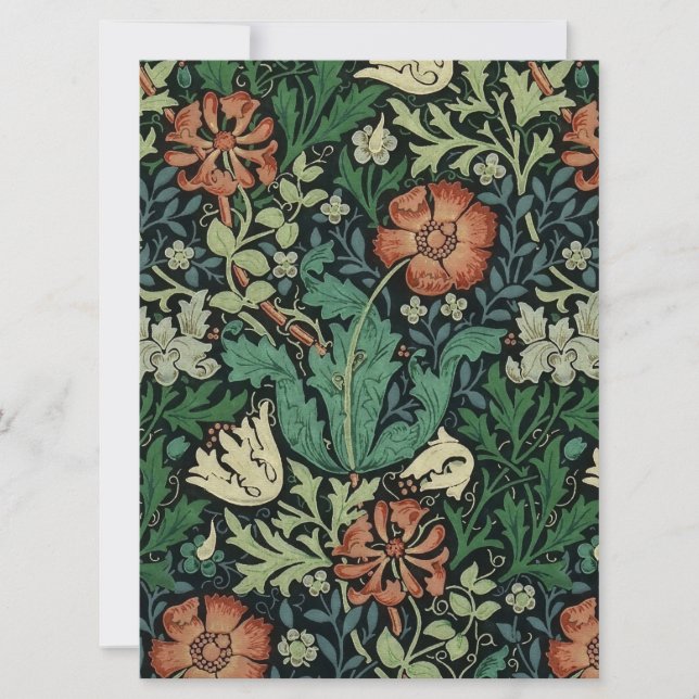 William Morris Compton Floral Art Nouveau Pattern (Vorderseite)