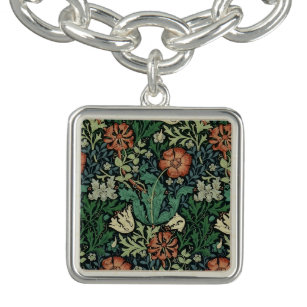 William Morris Compton Floral Art Nouveau Pattern Armband