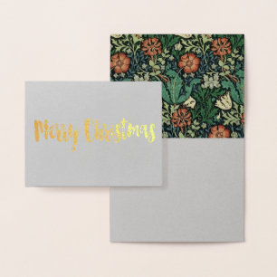 William Morris Compton Floral Art Nouveau Pattern Folienkarte