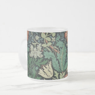 William Morris Compton Floral Art Nouveau Pattern Mattglastasse