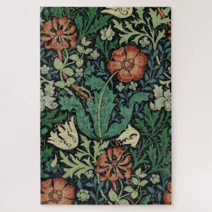 William Morris Compton Floral Art Nouveau Pattern Puzzle