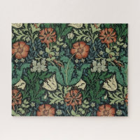 William Morris Compton Floral Art Nouveau Pattern