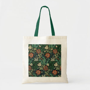 William Morris Compton Floral Art Nouveau Pattern Tragetasche