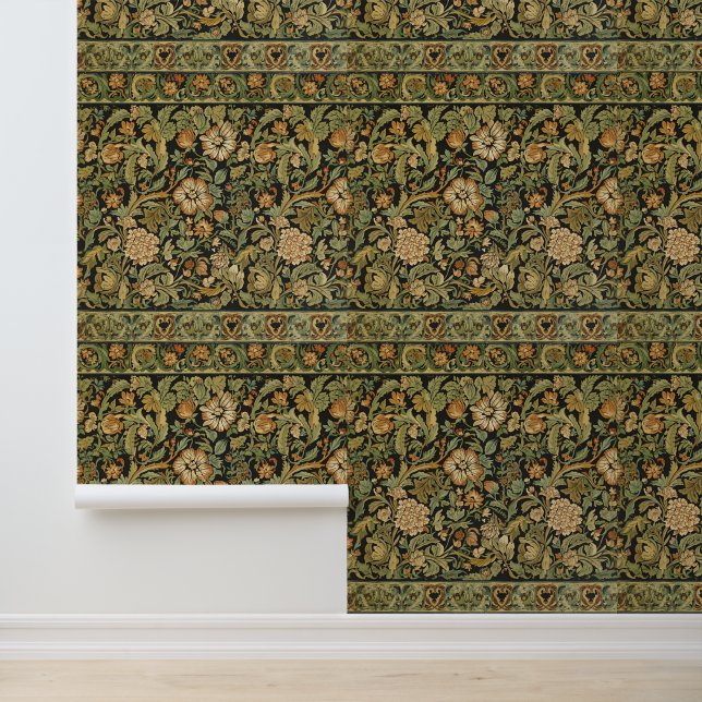 William Morris Compton Florales Art Nouveau Muster Tapete (Anwendung)
