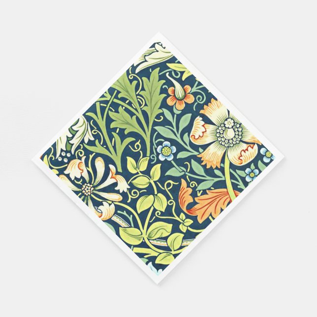 William Morris: Compton Serviette (Ecke)