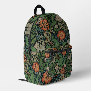 William Morris Compton Wallpaper Classic Bedruckter Rucksack