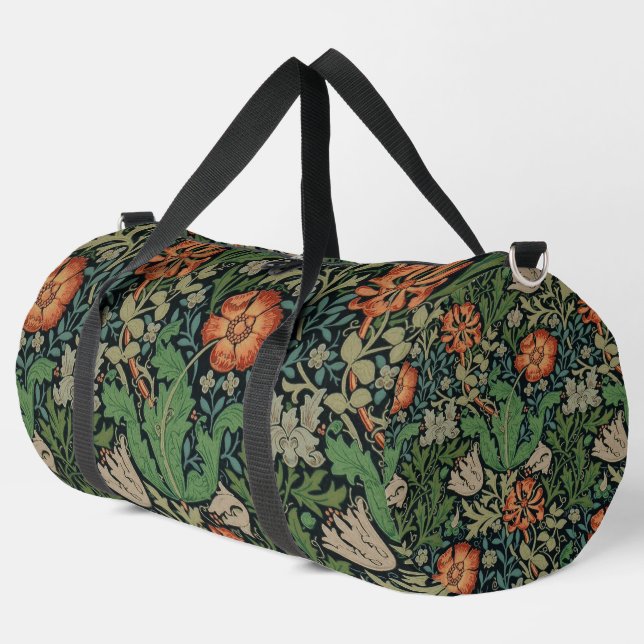 William Morris Compton Wallpaper Classic Duffle Bag (Linke Ecke)