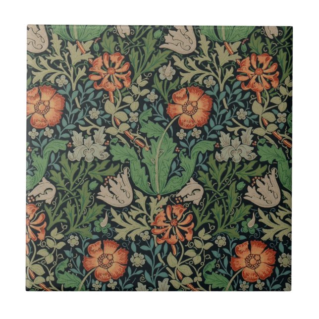 William Morris Compton Wallpaper Classic Fliese (Vorderseite)