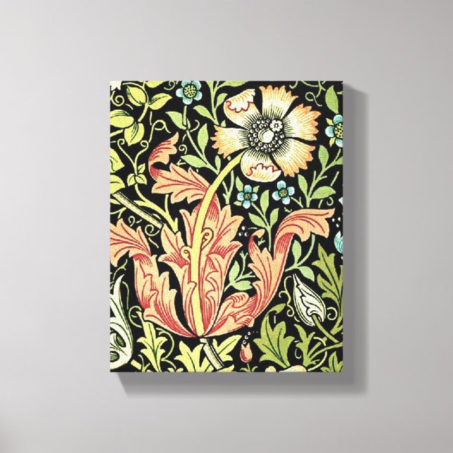 William Morris Compton Wallpaper Classic Leinwanddruck (Vorderseite)