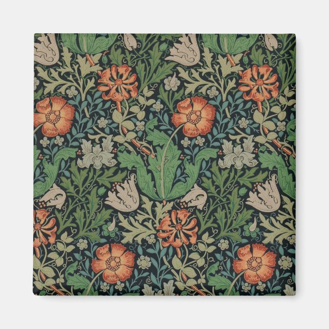 William Morris Compton Wallpaper Classic Magnet (Vorne)