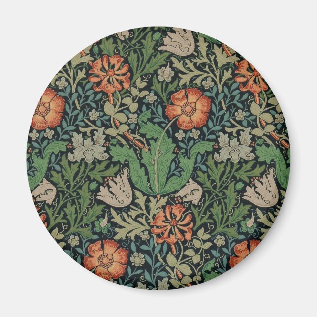 William Morris Compton Wallpaper Classic Magnet (Vorne)