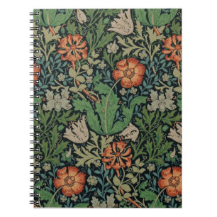William Morris Compton Wallpaper Classic Notizblock