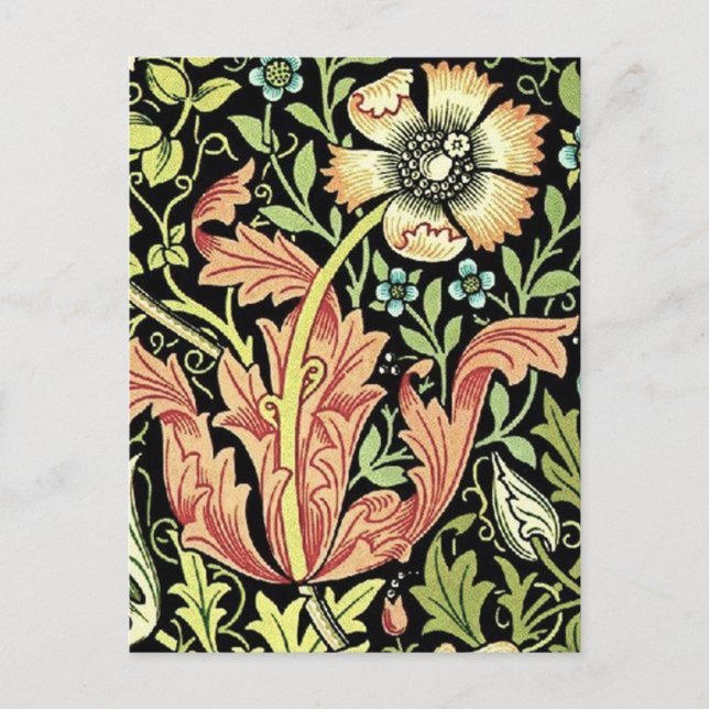 William Morris Compton Wallpaper Classic Postkarte (Vorderseite)