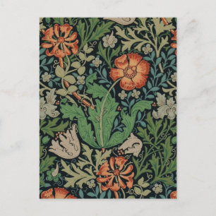 William Morris Compton Wallpaper Classic Postkarte
