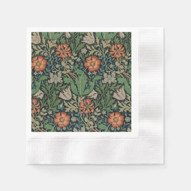 William Morris Compton Wallpaper Classic Serviette (Vorderseite)