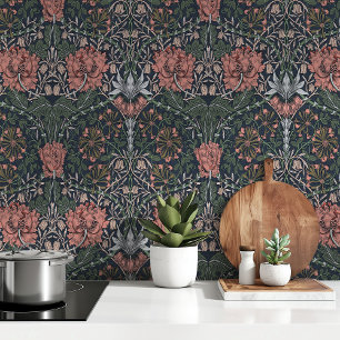 William Morris Coral Blush "Geißblatt" Tapete