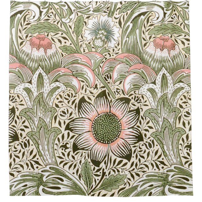 William Morris Corncockle Duschvorhang (Vorderseite)
