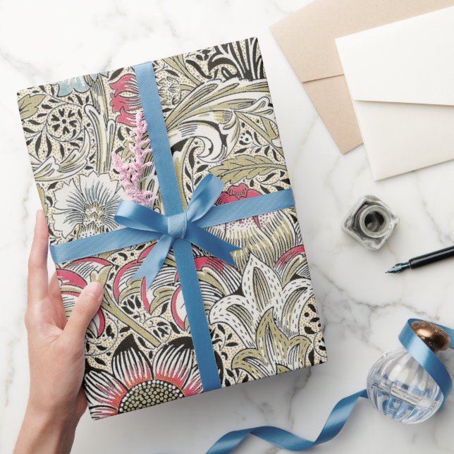 William Morris Corncockle Tapete Geschenkpapier (Schenken)