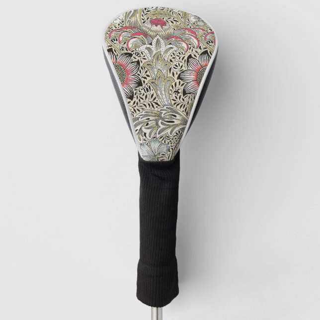 William Morris Corncockle Tapete Golf Headcover (Vorderseite)