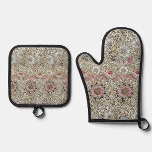 William Morris Corncockle Tapete Ofenhandschuh & Topflappen-Set