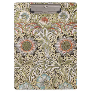 William Morris Corncockle Vintage Blumendesign Klemmbrett