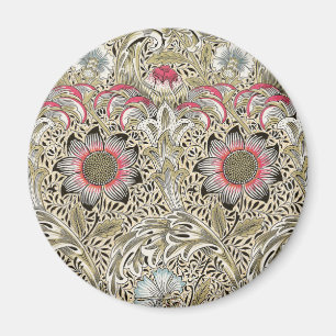William Morris Corncockle Vintage Blumendesign Magnet