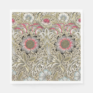 William Morris Corncockle Vintage Blumendesign Serviette