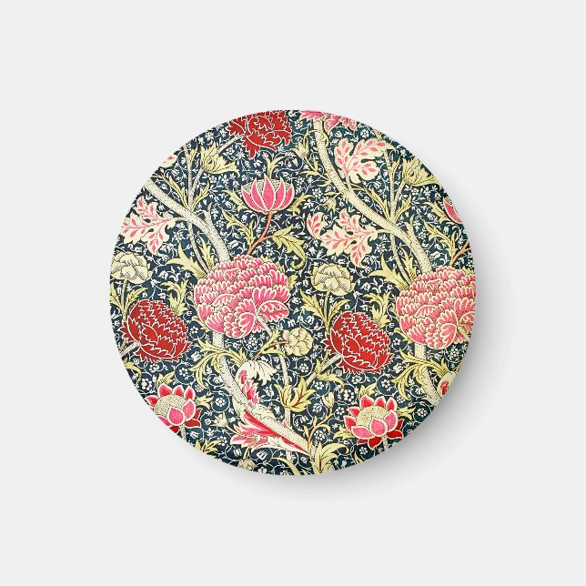 William Morris Cray berühmtes Muster Magnet (Vorne)