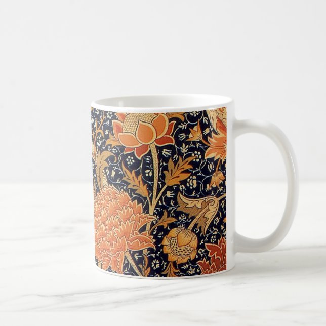 William Morris Cray Blumenmuster Vintage Kaffeetasse (Rechts)