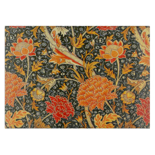 William Morris Cray Blumenmuster Vintage Schneidebrett