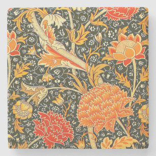 William Morris Cray Blumenmuster Vintage Steinuntersetzer