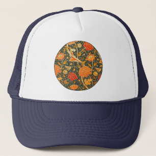 William Morris Cray Blumenmuster Vintage Truckerkappe