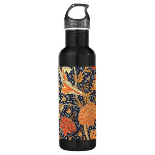William Morris Cray Floral Art Nouveau Pattern Edelstahlflasche