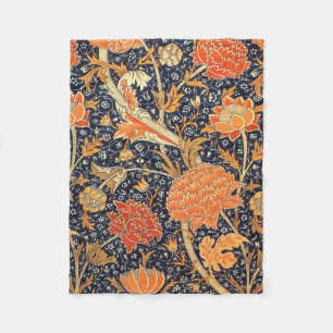 William Morris Cray Floral Art Nouveau Pattern Fleecedecke