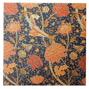 William Morris Cray Floral Art Nouveau Pattern Fliese