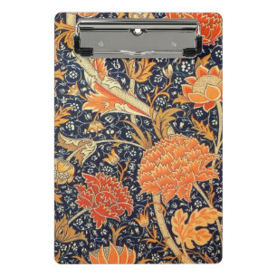 William Morris Cray Floral Art Nouveau Pattern Mini Klemmbrett