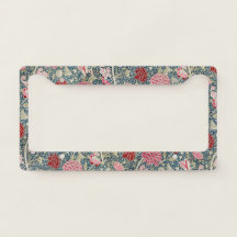 William Morris Cray License Platine Frame