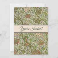 William Morris Cray Sage Blume Floral Botanical