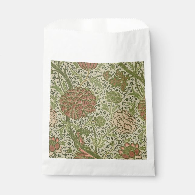 William Morris Cray Sage Blume Floral Botanical Geschenktütchen (Vorderseite)