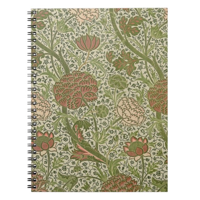 William Morris Cray Sage Blume Floral Botanical Notizblock (Vorderseite)