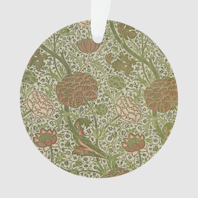 William Morris Cray Sage Blume Floral Botanical Ornament (Vorderseite)