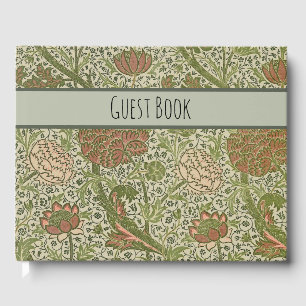 William Morris Cray Sage Blume Floral Botanisch Gästebuch